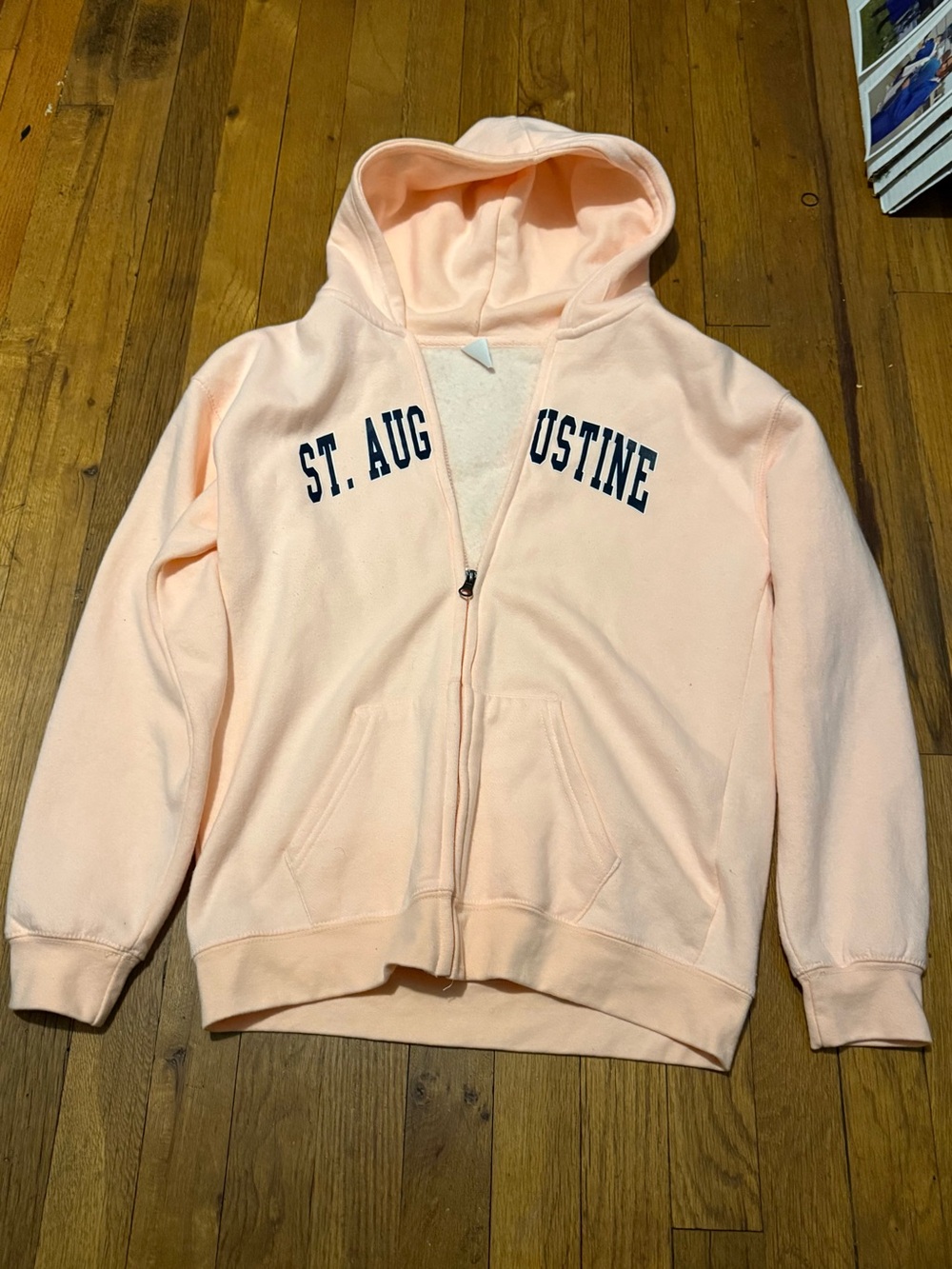 Exist St. Augustine Zip-Up Hoodie Y2K